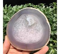 DSZUJTYROP Stone Crystal Gem Rough Agate Slice for Very Beautiful (1PC)