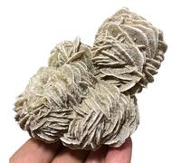 DSZUJTYROP Stone Desert Rose Cluster, Selenite Crystal Quartz Rock Collection(Size:310-400g)