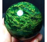 DSZUJTYROP Stone Emerald Quartz Crystal Ball Divination Collection Wedding Decoration(6-6.5cm)