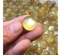 DSZUJTYROP Stone Golden mica lepidolite Ball Quartz Crystal Home Room Decoration