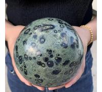 DSZUJTYROP Stone Green Kambaba Sphere Quartz Crystal Ball(250-300g)