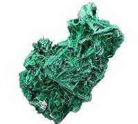 DSZUJTYROP Stone Green Malachite Rough Crystal Clastic Rock Cube Collectible Minerals for Home Decor(80-100g)