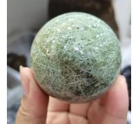 DSZUJTYROP Stone Green Rutile Crystal Ball Room Decoration(40-50mm)