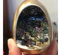 DSZUJTYROP Stone Rainbow Ore Egg Quartz Crystal geode