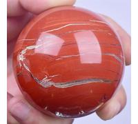 DSZUJTYROP Stone Red Jasper Crystal Ball Sphere Quartz Home Decor(310-400g)