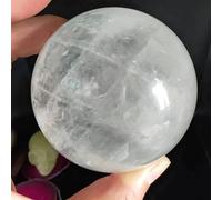 DSZUJTYROP Stone White Calcite Quartz Sphere Crystal Ball (1100-1200g)