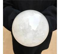 DSZUJTYROP Stone White Quartz Ball Crystal Home Office Decoration Aquarium(Size:300-400g)