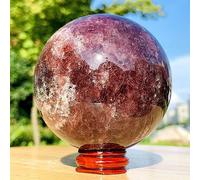 DSZUJTYROP Strawberry Quartz Crystal Ball Crystals Ornaments (Size : 700-800g)