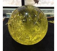 DSZUJTYROP Yellow Topaz Crystal Ball (Size : 300-400g)