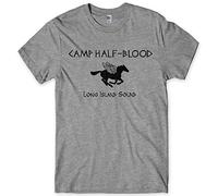 DT-Clothing Camp Half Blood Funny Book T-Shirt Mens/Boys Tshirt Grey