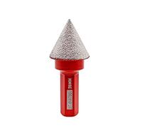 DT-DIATOOL Diamond Beveling Chamfer Bit 20mm with Hex Shank for Tile Porcelain Ceramic Granite Marble Existing Holes Enlarging Polishing Shaping Trimming Repairing