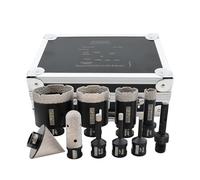 DT-DIATOOL Diamond Core Drill Bits Set 6/6/8/19/35/51/65mm/F20/C50/SDS for Porcelain Ceramic Tile Marble Granite