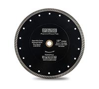 DT-DIATOOL Diamond Cutting Disc 250mm Super Thin Tile Cutting Disc with Turbo Segments for Ceramic Granite Marble Artificial Stone