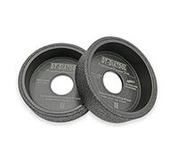 DT-DIATOOL Diamond Grinding Flat Wheel 2 Pieces 75mm/3 Inch for Marble Granite Quartz Ceramics Artificial Stone Thickness 20mm