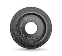 DT-DIATOOL Diamond Grinding Wheel for Demi-Bullnose Edge Profile 75mm/3 Inch for Marble Granite Quartz Ceramics Artificial Stone Thickness 10mm
