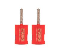 DT-DIATOOL Diamond Mortar Raking Bit for Brick Joints Stone Masonry Granite Diameter 4x25mm, M14 Thread Router Bit 2pcs