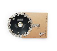 DT-DIATOOL Diamond Saw Blade with Deep Teeth 2PCS 4.5 Inch / 115mm for Cutting Granite Stone Marble Concrete