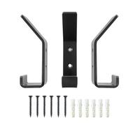 DT Ironcraft 3 X Heavy Duty Black Metal Double Hooks