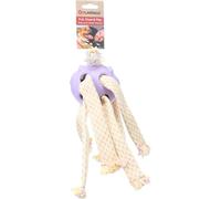 DT JOANIE OCTOPUS WITH RUBBER BALL PURPLE/YELLOW 46x16x11CM