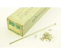 DT Swiss 36 x CHAMPION 1.8mm 15g STAINLESS STEEL CHROME BIKE SPOKES WITH 36 x BRASS NIPPLES CHOOSE YOUR LENGTH (268mm)