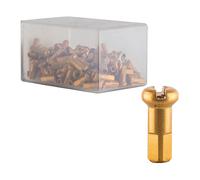 DT Swiss Bicycle Cycle Bike Alloy Nipples Gold - Box Of 100 - 2 X 12 MM