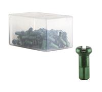 DT Swiss Bicycle Cycle Bike Alloy Nipples Green - Box Of 100 - 2 X 12 MM
