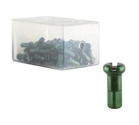 DT Swiss Bicycle Cycle Bike Alloy Nipples Green - Box Of 100 - 2 X 12 MM