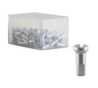 DT Swiss Alloy Spoke Nipples 2.0 x 12mm Silver Box of 100