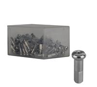 DT Swiss Brass Nipples (Silver Plated), Silver