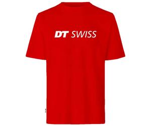 Dt Swiss Classic Logo Short Sleeve T-shirt M Red