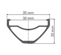 Dt Swiss E 532 Disc Rim 27.5´´ 32H Black