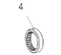 DT Swiss Ext Screw Thread Ring Nut M34 x 1 mm - V2 for 240/350 Ratchet