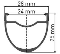 Dt Swiss G 1800 Spline 24 700 isc Tubeless Gravel Rear Wheel 12 x 142 mm Black