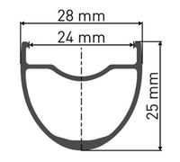 Dt Swiss G 1800 Spline Dynamo Disc Cl Tubeless Gravel Front Wheel 12 x 100 mm Black