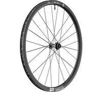 Dt Swiss Grc 1400 Dicut Disc Cl Tubeless Presta 26-35mm Gravel Front Wheel Silver 12 x 100 mm 12 x 100 mm Black
