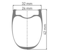Dt Swiss Grc 1400 Spline 42 650b isc Tubeless Gravel Rear Wheel 12 x 142 mm Black