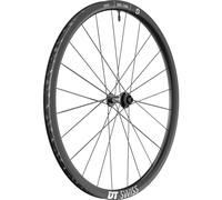 Dt Swiss Grc 1400 Dicut Disc Cl Tubeless Presta 26-35mm Gravel Front Wheel Silver 12 x 100 mm 12 x 100 mm Black