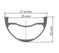 Dt Swiss Hxc 1501 Spline One 35 27.5´´ 6b Disc Boost Hockless Tubeless Mtb Front Wheel 15 x 110 mm Black