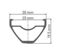 Dt Swiss M 462 Disc Rim 650B - 27.5´´ 3 Black