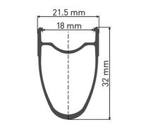 Dt Swiss Pr 1400 Dicut 32 Tubeless Road Front Wheel 5 x 100 mm Black