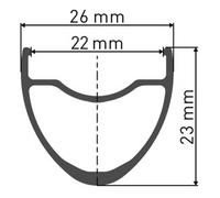 Dt Swiss R 500 23 Mm Std Vi Disc Tubeless Road Bike Rim Silver 700C 32H 700C 32H Black