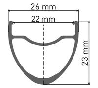 Dt Swiss R 500 700c 23 Db Vi Disc Tubeless Road Bike Rim 700C 28H Black