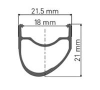 Dt Swiss Rr 411 Asym Rim Black 700 - 28´´ 24H 700 - 28´´ 24H Black