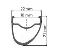 Dt Swiss Rr 411 Disc Rim 700 - 28´´ 32H Black