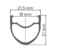 Dt Swiss Rr 411 Rim 700 - 28´´ 20H Black