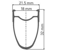 Dt Swiss Rr 511 700c 32 Rb Vi Tubeless Road Bike Rim Silver 700C 20H 700C 20H Black