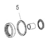 DT Swiss Seal for Ratchet Freehub body and hub shell, fits 180, 240 an