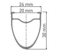 Dt Swiss Spline 1800 29´´ Hooked / Crotchet Tc Disc Cl Tubeless Road Front Wheel 12 x 100 mm Black