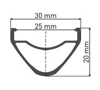 Dt Swiss Xm 421 27.5´´ 25 Mm Std Vi Disc Tubeless Mtb Rim 27.5´´ 32H Black