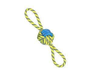 DT TOFLA RING PULL ROPE BLUE/YELLOW + BALL 30x7x7CM